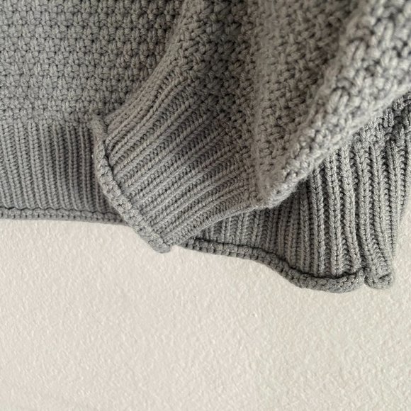 TECREW mock turtleneck knit colorblock sweater - Picture 3 of 4